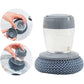 🛒50% RABATT NU! ✨Kökborste med inbyggd tvåldispenser – Rengör utan smutsigt rörka, praktisk för disk och köksytor ✨
