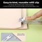 🛒50% RABATT NU! 📎2‑pack bärbar häftklammerdispenser med bindarklämmor + 100 klämmor – Icke‑destruktiv pappersklämma, perfekt för kontor, hem och skola 🏫✏️✨