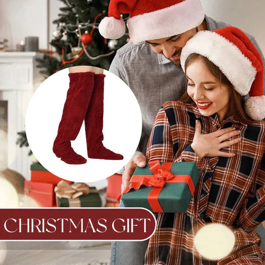 🎁Julrea med 50 % rabatt!💥Knästrumpor av gåsdun!🧦⛄