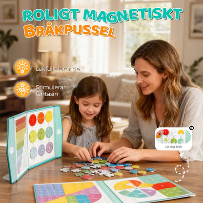🔥50% RABATT NU! Magnetiskt Montessori bråkpussel, roligt och lär ut matte 🧩🧲✅💥