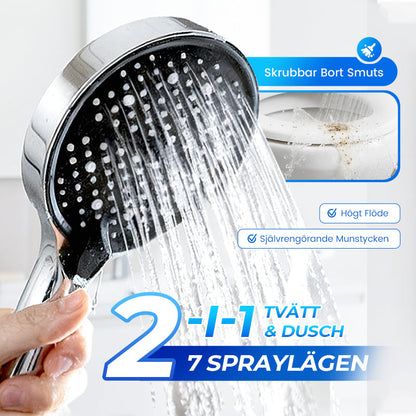 Justerbar Regndusch med Högtryck