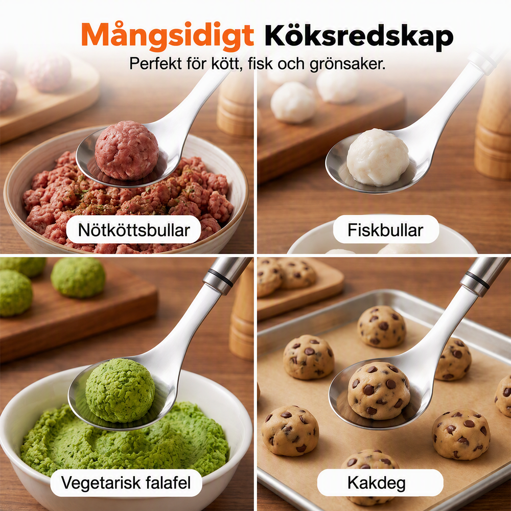 🔥50% RABATT NU!🍳Kreativ form med håldesign – pressa, forma och släpp enkelt✨