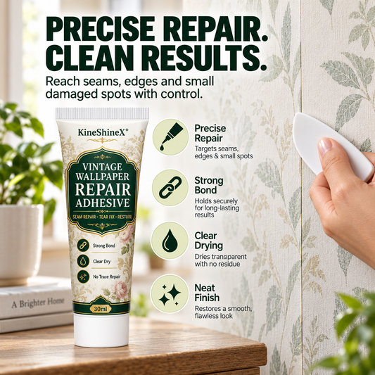 🔥50% RABATT NU!🧱Tapetreparationslim – enkelt att laga små skador och revor på tapeter✨