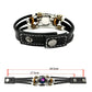 ✨50 % RABATT NU!☪️Lysande stjärnteckenarmband i läder för dam och herr – justerbar storlek♑️