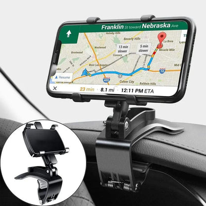 🔥50% RABATT NU! Multifunktionell telefonhållare, 360° roterbar för bilen 📱🚗✅💥