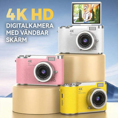 📷4K HD digitalkamera med flipskärm💥
