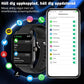 Multifunktionell Bluetooth Smart-sportklocka