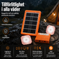 🔥50% RABATT NU!💥☀️Bärbart solenergisystem🔋4W solpanel, 2400mAh batteri, med LED-lampor🛡️