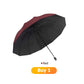 🔥50% RABATT NU! ☔12‑ribbig vindbeständig paraply – Stor täckning, hopfällbar & hållbar för kraftigt regn och vind✨