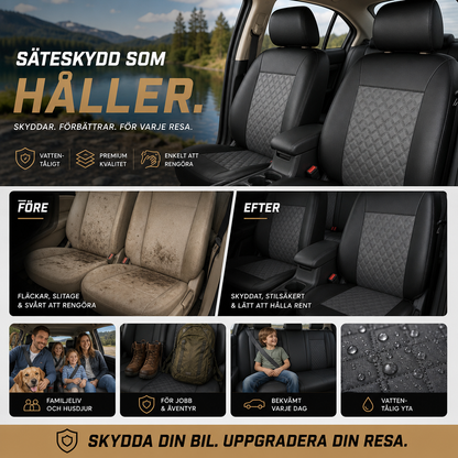 🔥 Idag 50 % RABATT! 🚗 Lättskötta PU-läder bilsätesskydd – Håller smutsen borta & ger bilen ett stilfullt utseende 🚙