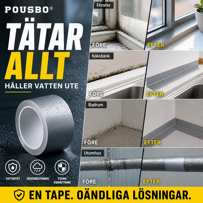 🛒 50% RABATT NU! ⌛ Tidsbegränsat erbjudande – Mapeelow® universell tätningstejp – Vattentät & slitstark – Passar hem, bil och utomhusprojekt 💧