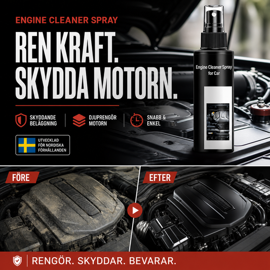 🚗 Motorrengöringsspray för bilar ✨