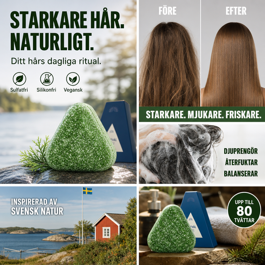 🔥KÖP 1 FÅ 1 GRATIS 🎁 Naturlig schampobar för hårförstärkning🌿 Näringsrik formel som stärker svagt hår, minskar håravfall, utan onödiga tillsatser, skonsam mot hårbotten för daglig användning