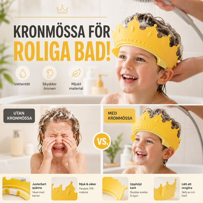 🛒50% RABATT NU! 👑Justerbar schampovisor för barn – Enklare och trevligare badtid 🛁✨