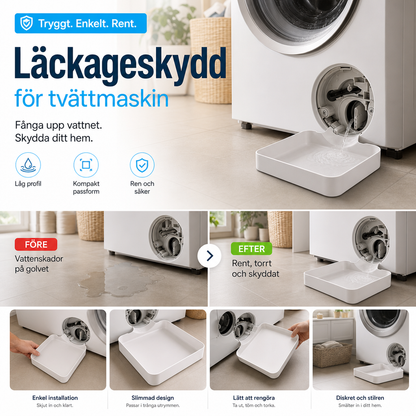 🔥SISTA DAGEN 50 % RABATT🔥Universell uppsamlingsbricka för frontmatad tvättmaskin