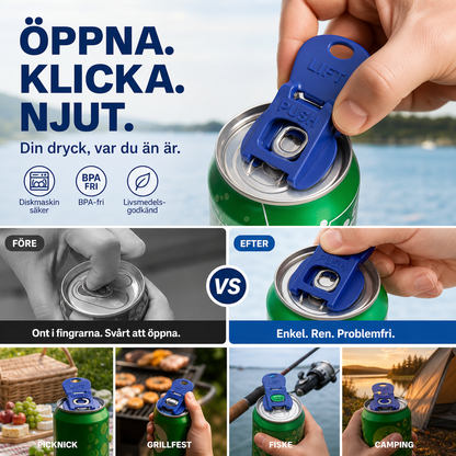 🛒 50% RABATT NU! 💥 Burköppnare för drycker – Begränsad upplaga, praktisk och robust för hem och utomhus 🍻