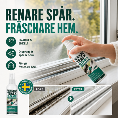 🛒 50% RABATT NU! 🧼 Rengöringsspray för svarta envisa fläckar i fönsterspår – Löser gammal smuts, skonsam för aluminium‑ och plastfönsterramar 🏠✨