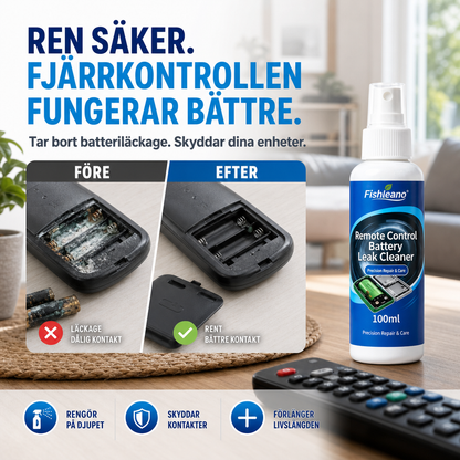 🔥 50 % RABATT! ✨FISHLEANO-rengöringsmedel för batterifack, avsett att eliminera batteriläckage