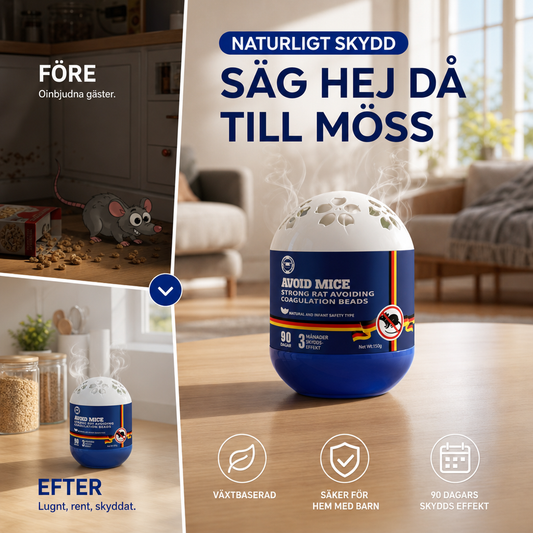 🛒 50% RABATT NU! 🌿 Växtbaserat inomhusskydd mot möss gel – Liten påse, kraftfullt skydd, utan starka kemikalier, ingen röra ✨