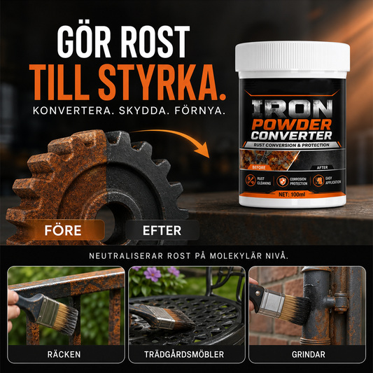 🛒🔥 50% RABATT NU! ⚙️ Professionell järnrostomvandlare vätska – Omvandlar rost utan slipning för metallytor 🔧