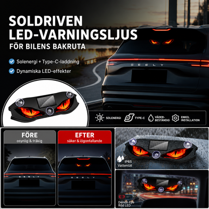 Soldriven LED Bilvarningslampa