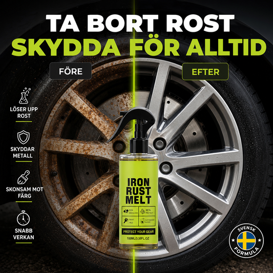 🔥🎁 NYHET 50% RABATT 💨 Spray mot järnrost – Snabb rostborttagning, effektiv för metallytor på bilar och verktyg 🚗🔧✨