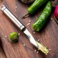 🔥50% RABATT NU! 🌶️ Rostfri paprikakärnare, tar bort kärnhus snabbt ✨🔪