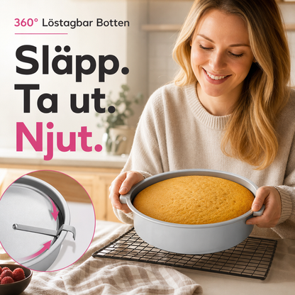 🔥50% RABATT NU🍰 Bakform med perfekt frigörande yta Kakan lossnar lätt utan att fastna, perfekt för hemmabakning✨
