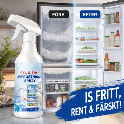 🧊 50 % RABATT NU! ❄️ Effektiv avfrostningsspray för frys – snabb och enkel upptining av tjock is ✨