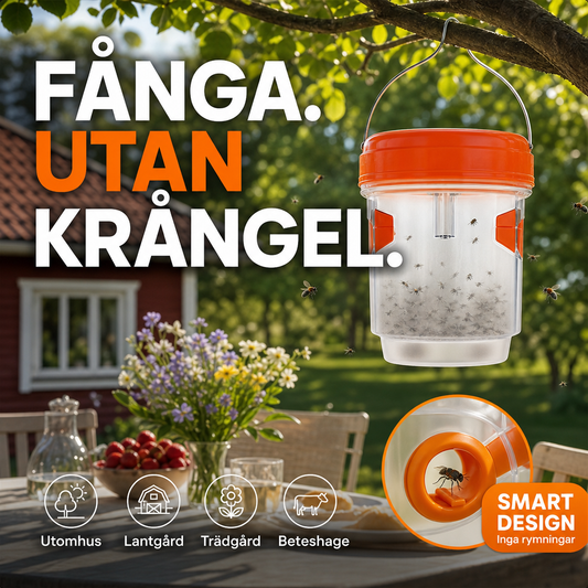 🔥Så länge lagret räcker | 50% RABATT🎉 Soldriven geting- och bifälla Solenergidriven, kemikaliefri, effektivt håller getingar och bin borta från altan och trädgård🌳