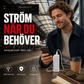 🔥50% RABATT NU🔦🔋 Portabel nödladdare till mobiltelefon Drivs med AA-batterier, inbyggd LED-ficklampa, perfekt för resor och nödsituationer utomhus