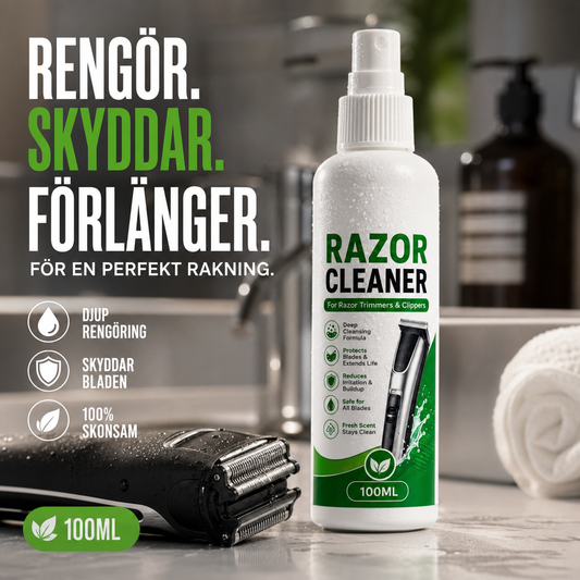 🔥50% RABATT NU🪒✨ Effektiv rengöringsspray för elektriska rakapparater Tar bort hårrester och smuts, bevarar rakbladens prestanda och förlänger livslängden