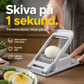 🔥50% RABATT NU🥚 Praktisk äggskärare för hårdkokta ägg Skär äggen jämnt och lätt, perfekt till frukost, sallader och tilltugg ✨