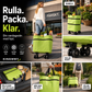 🛒 50% RABATT NU! 🧳 2‑i‑1 Hopfällbar Shoppingvagn – Stor Kapacitet & Slitstarkt Oxford-tyg – Perfekt för Matbutik, Marknad, Camping & Resor 🌿