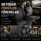 🔥 Idag 50 % RABATT! 🚗 Lättskötta PU-läder bilsätesskydd – Håller smutsen borta & ger bilen ett stilfullt utseende 🚙