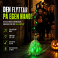 🎃 50 % RABATT NU! 🧹✨ Självrörande Halloweenkvast – Magisk Rörelse, Ljus & Ljud för Kuslig Halloweenstämning 👻