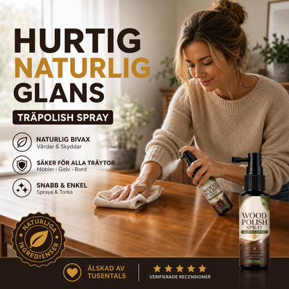 🔥 50 % RABATT! Naturlig bivaxspray för trä – ge gamla möbler nytt liv och vacker glans ✨