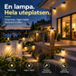 🔥50% RABATT NU! Solcellsdriven LED‑vägglampa, mysig utomhusbelysning för takränna ☀️🏡✨