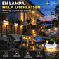 🔥50% RABATT NU! Solcellsdriven LED‑vägglampa, mysig utomhusbelysning för takränna ☀️🏡✨