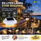 🔥50% RABATT NU! Solcellsdriven LED‑vägglampa, mysig utomhusbelysning för takränna ☀️🏡✨