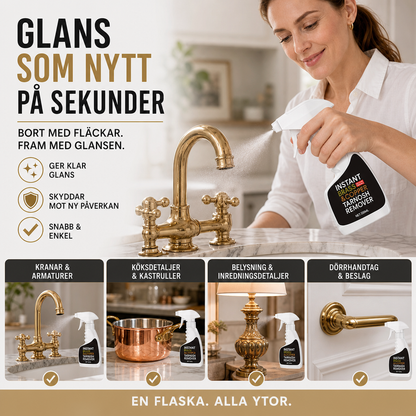 🛒✨ 50% RABATT NU! ✨ Återställ mässingens glans direkt – Effektiv spray mot fläckar och missfärgningar för mässing & metall 🔧