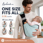 🔥50% RABATT NU! 4‑i‑1 ventilerande mesh bärsele, flexibla bärlägen för småbarn 👶🧺💕