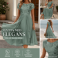 🛒 50% RABATT NU! 👗 Fashionabel tyllklänning med rund hals – Mjukt material & elegant snitt – Idealiskt för fest och vardagsutflykt 💖