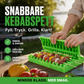 🔥50% RABATT NU🍢 Multifunktionell kebabspettverktyg Snabb och enkel att trä på kött och grönsaker jämnt, sparar tid vid grillning, säker design, perfekt för sommargrill hemma och utomhusgrillningar✨