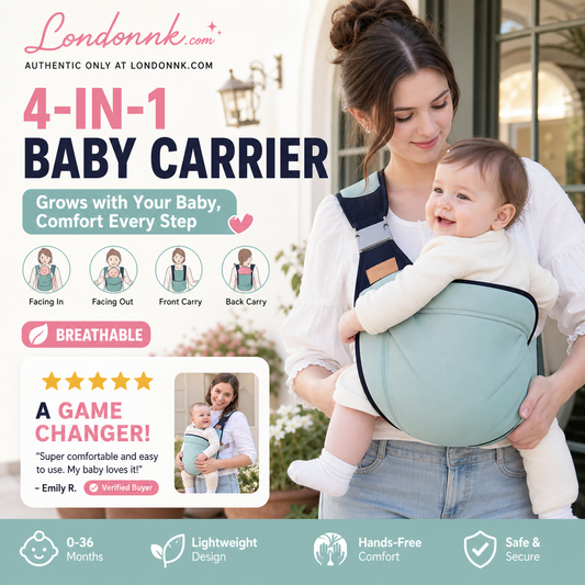 🔥50% RABATT NU! 4‑i‑1 ventilerande mesh bärsele, flexibla bärlägen för småbarn 👶🧺💕