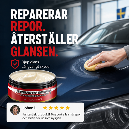 ✨ Bilvax mot repor – polerar bort synliga märken och ger lacken ny glans 🚗