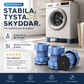 🧺 50% RABATT! 🔧 Universella Multifunktionella Höjdkuddar för Tvättmaskin – Dämpande, Vibrationsreducerande & Perfekt För En Stabil, Skonsam Drift 🏠