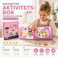 🛒 50% RABATT NU! 🧲 Magnetisk vikbar aktivitetsbok för barn – pedagogiskt pussel med olika scener, utvecklar kreativitet ✨👶