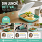 🥗 50 % RABATT NU! 🍱 Hopfällbar Silikonmatlåda – Platsbesparande, Läckagesäker & Perfekt Att Ta Med ✨