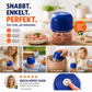 ⚡ HALVA PRISET! Hacka snabbare utan sladd – kraftfull minihackare för enklare matförberedelse 🥕